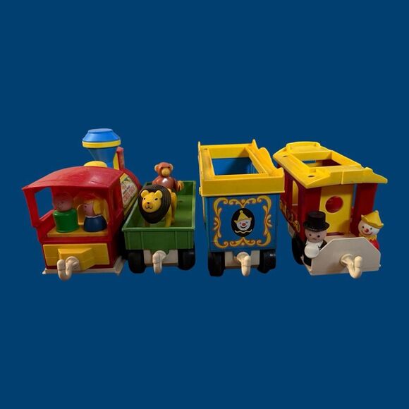Vintage 1973 Fisher-Price Little People Family Circus Train Set - Picture 16 of 16